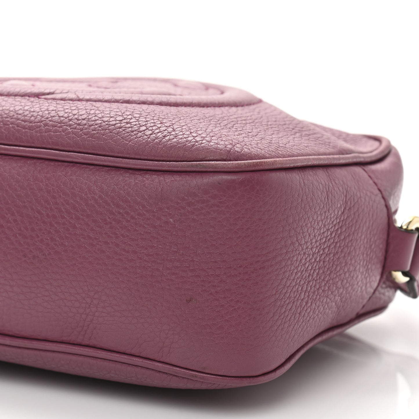 Pebbled Calfskin Small Soho Disco Bag Peonia Flower