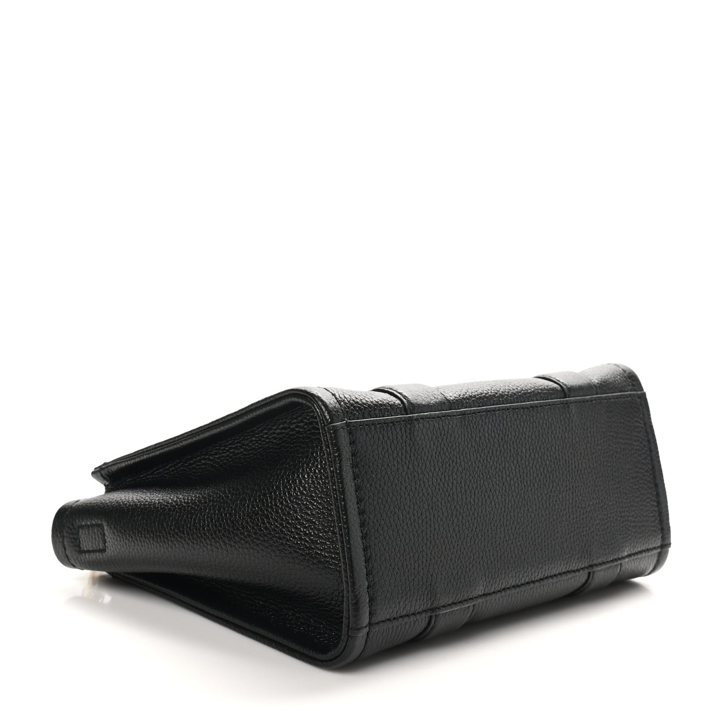 Grained Calfskin Small The Tote Bag Black