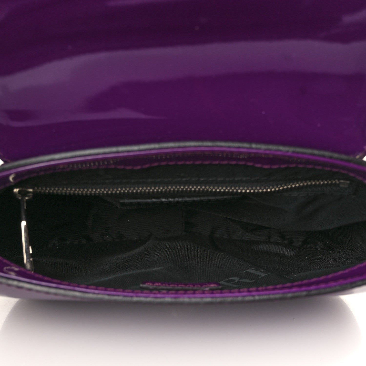 Burberry Patent Small Leigh Crossbody Bag Beetroot 5 of 9