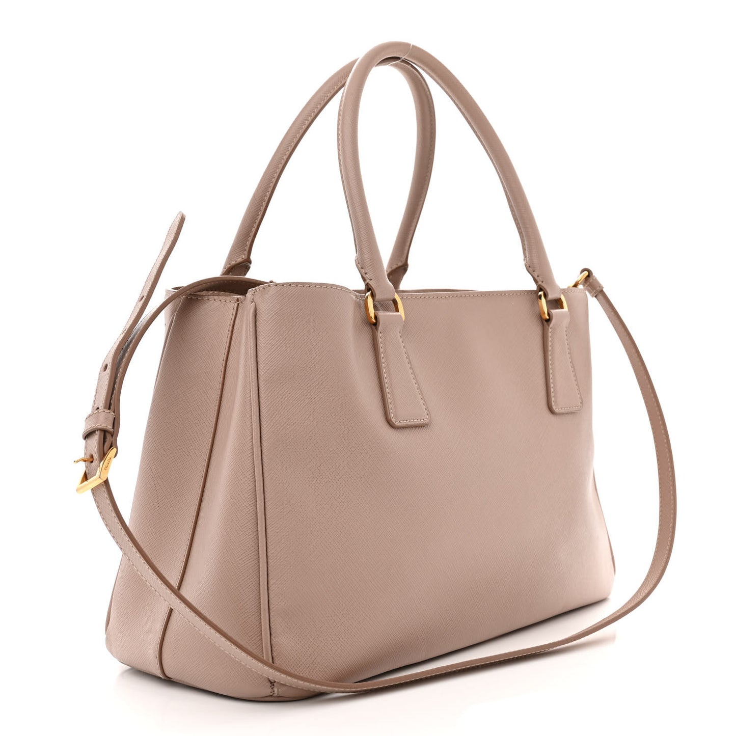 Saffiano Lux Medium Tote Cammeo