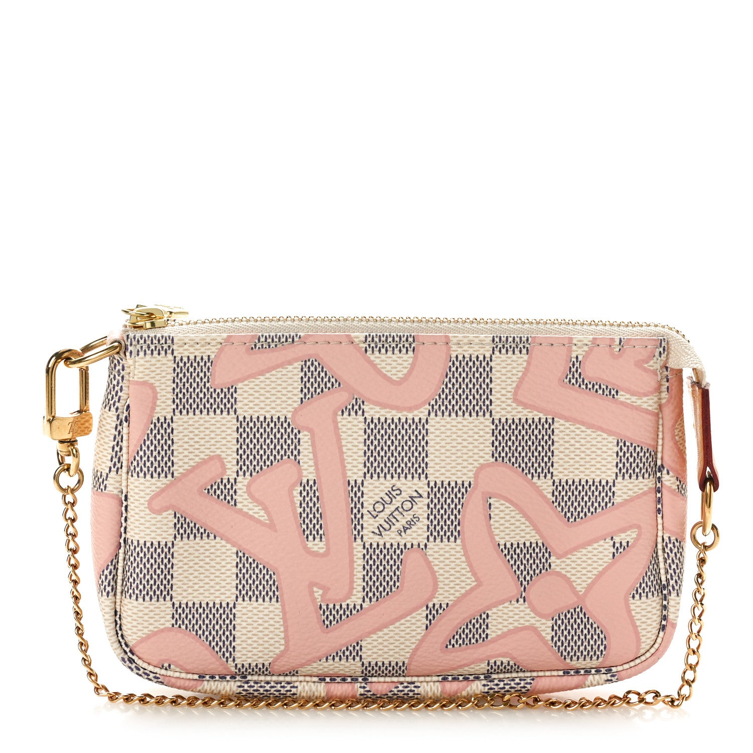 Louis Vuitton Damier Azur Tahitienne Mini Pochette Accessories 1 of 9