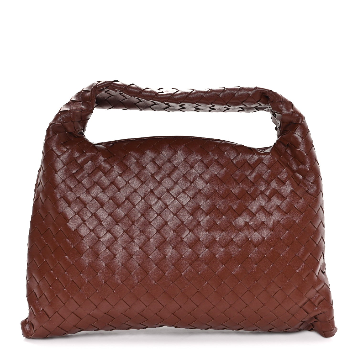 Bottega Veneta Calfskin Intrecciato Small Hop Sapele 1817348
