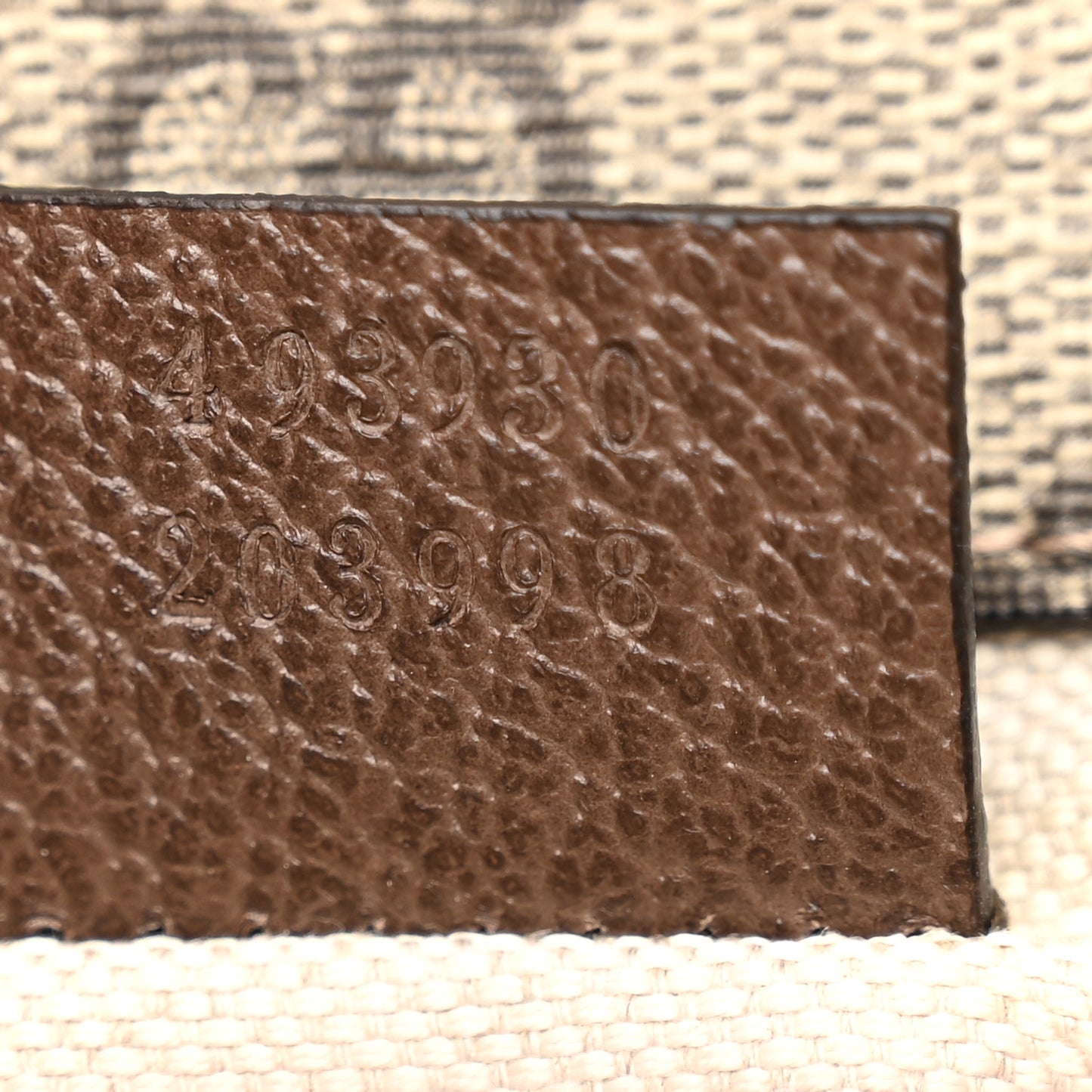 GG Supreme Monogram Neo Vintage Web Belt Bag Brown