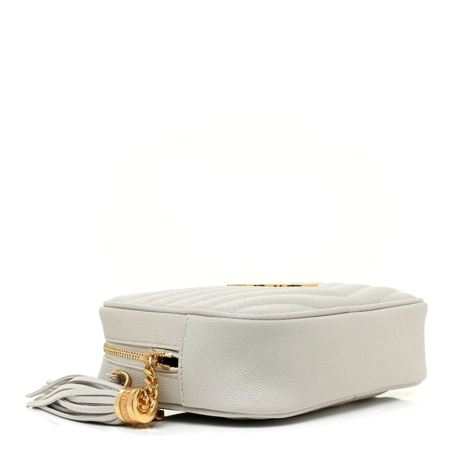 Grain De Poudre Matelasse Monogram Mini Lou Camera Bag Crema Soft