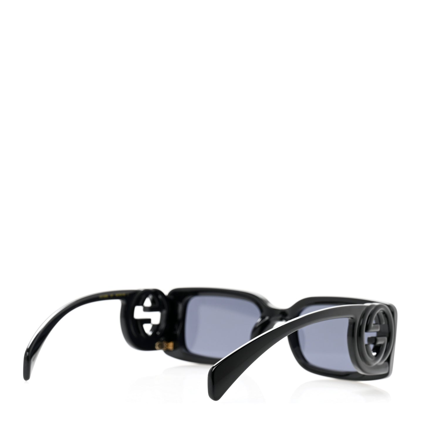 Acetate Chaise Rectangle Frame Sunglasses GG1325S Black