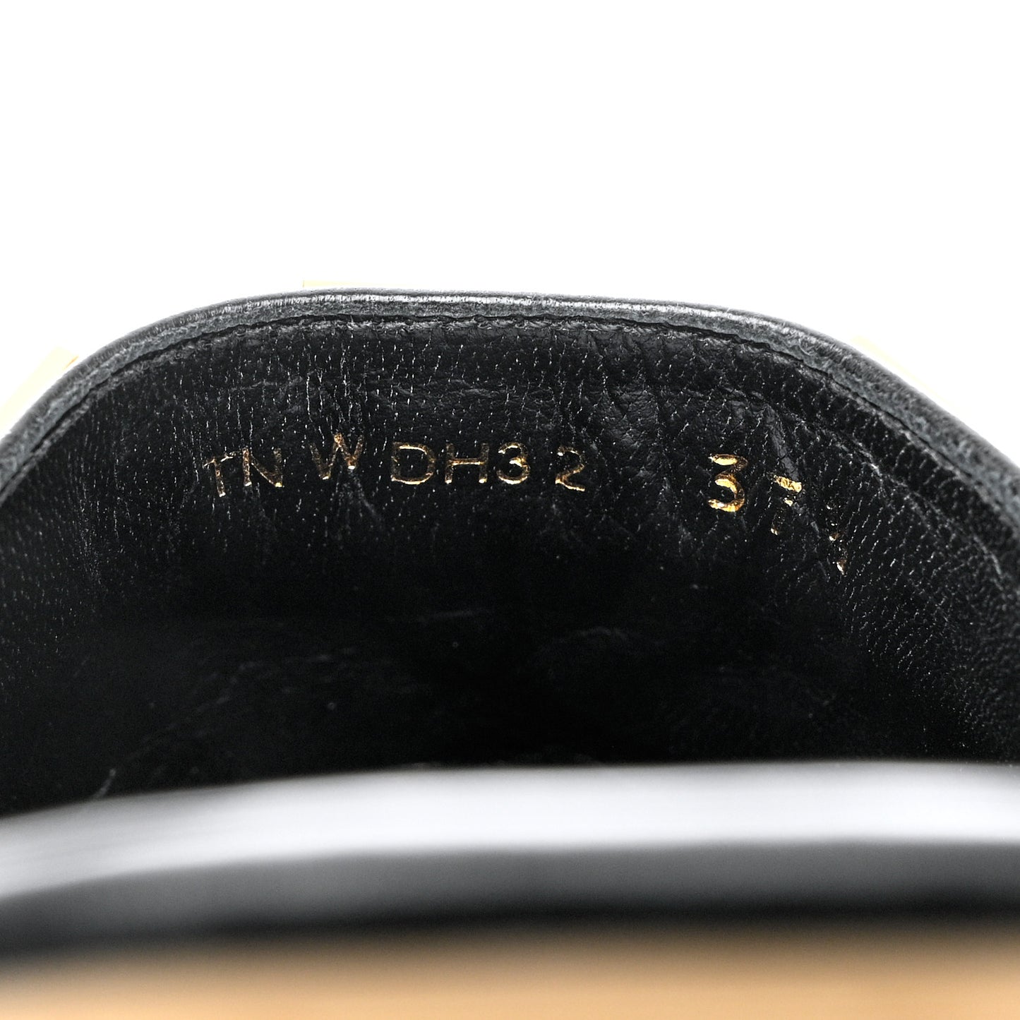 Nappa Roman Stud Flat Slippers 37.5 Black