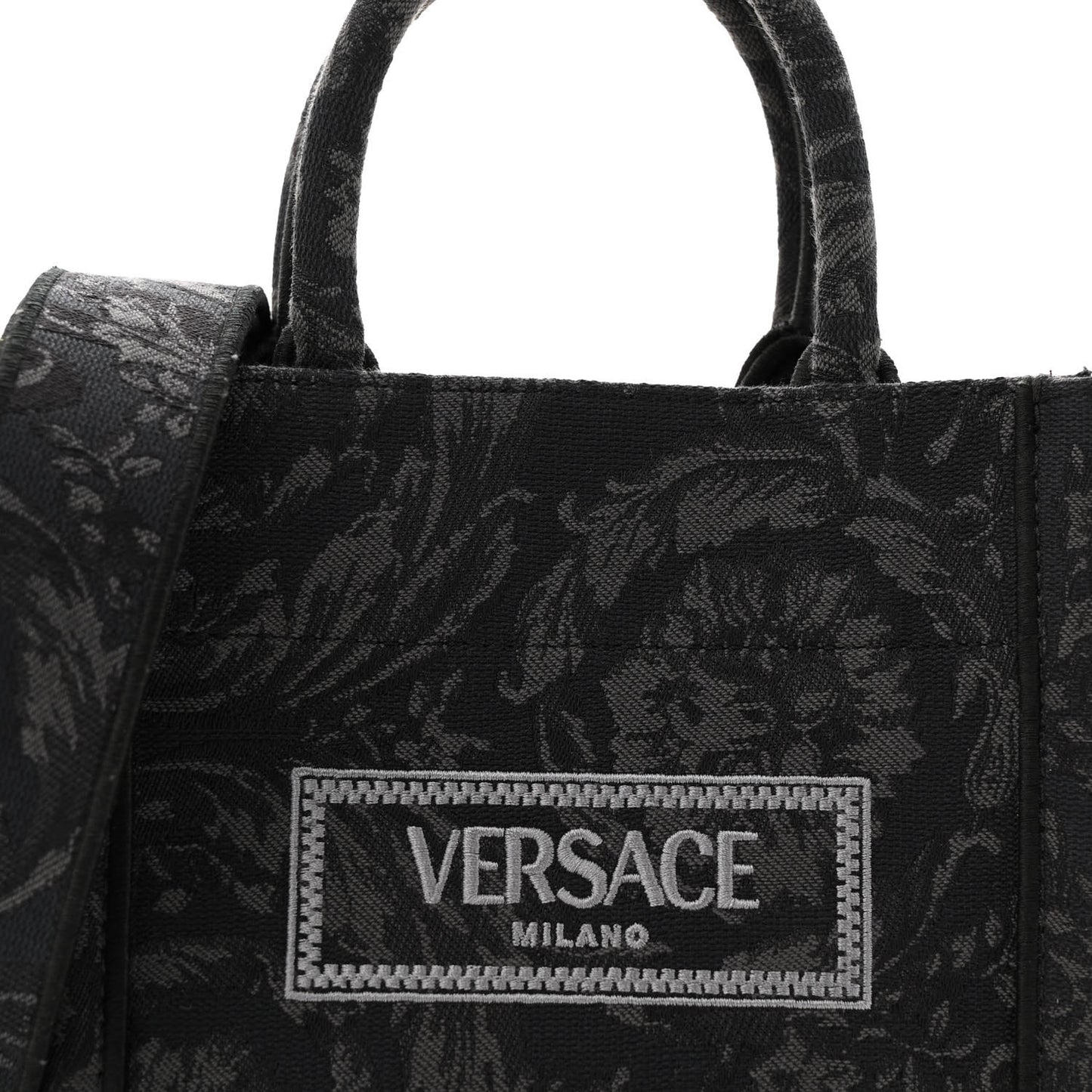 Jacquard Barocco Extra Small Athena Tote Black