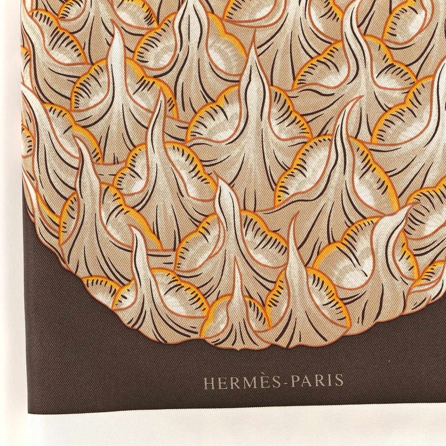 Silk Index Bromeliaceae Scarf 90 Ebene Bleu Miel