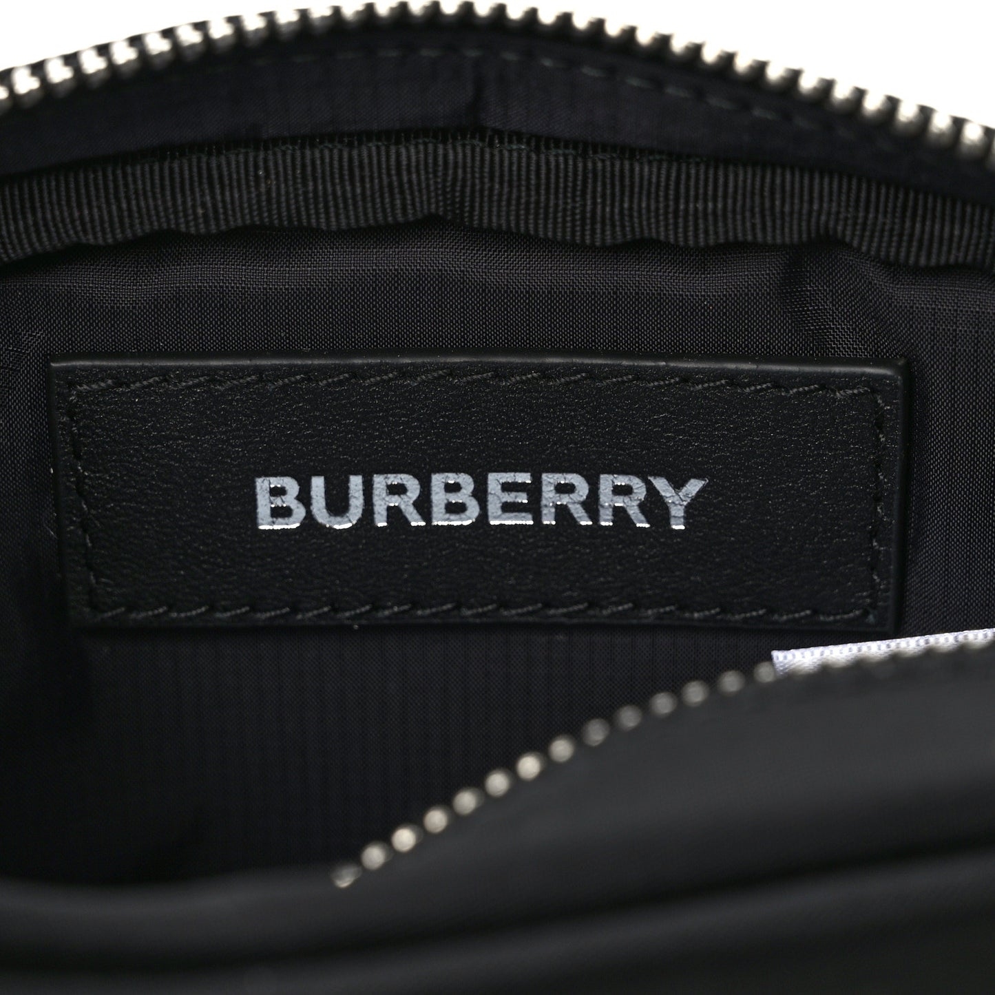 Econyl Logo Print Small Cannon Bum Bag Black