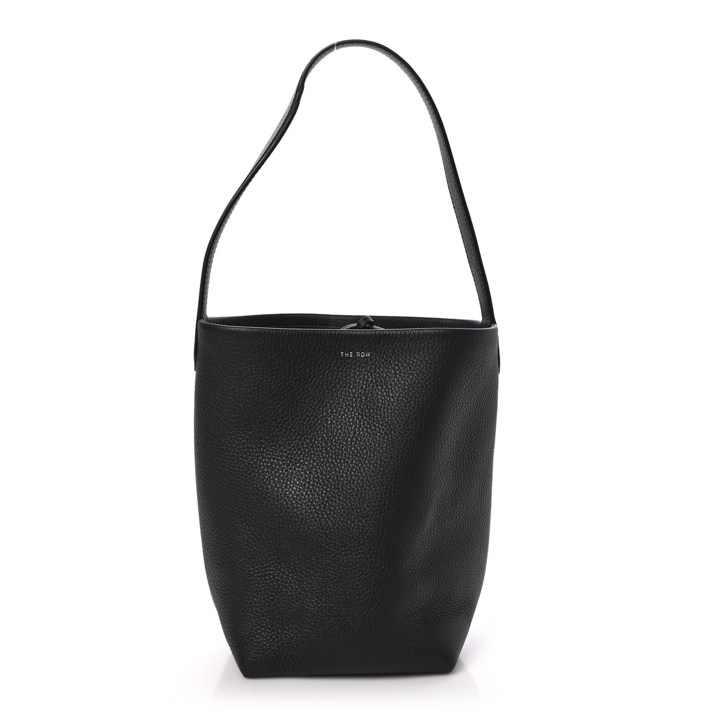 Grained Calfskin Small N/S Park Tote Black