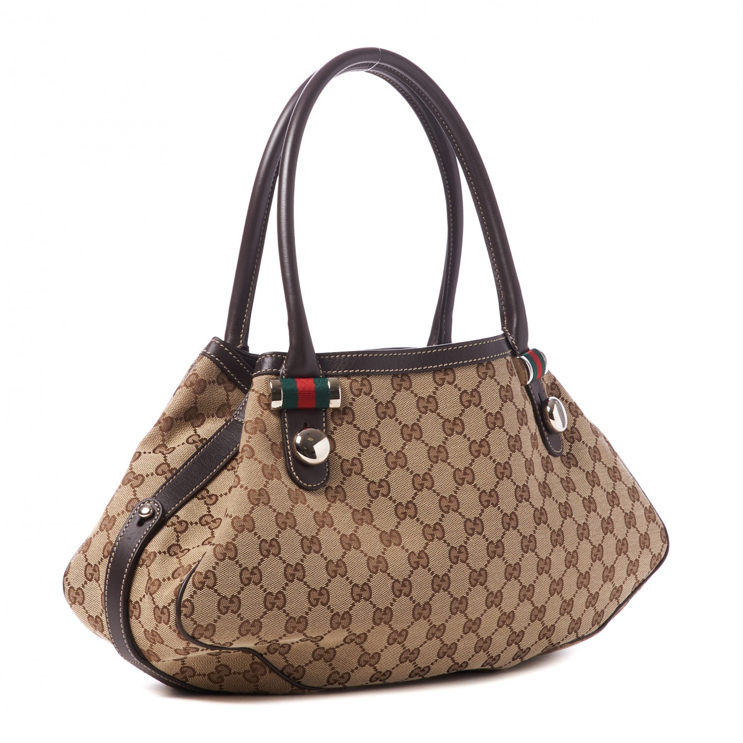 Gucci Monogram Match Ball Shoulder Bag Brown 2 of 7