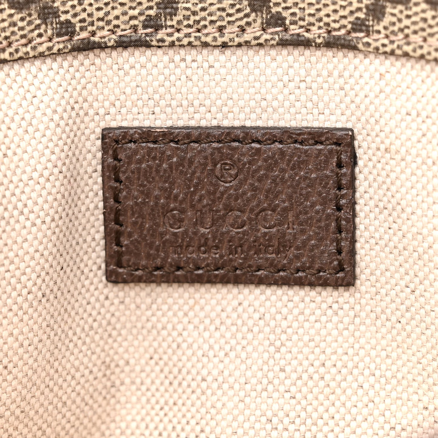 GG Supreme Monogram Neo Vintage Web Belt Bag Brown