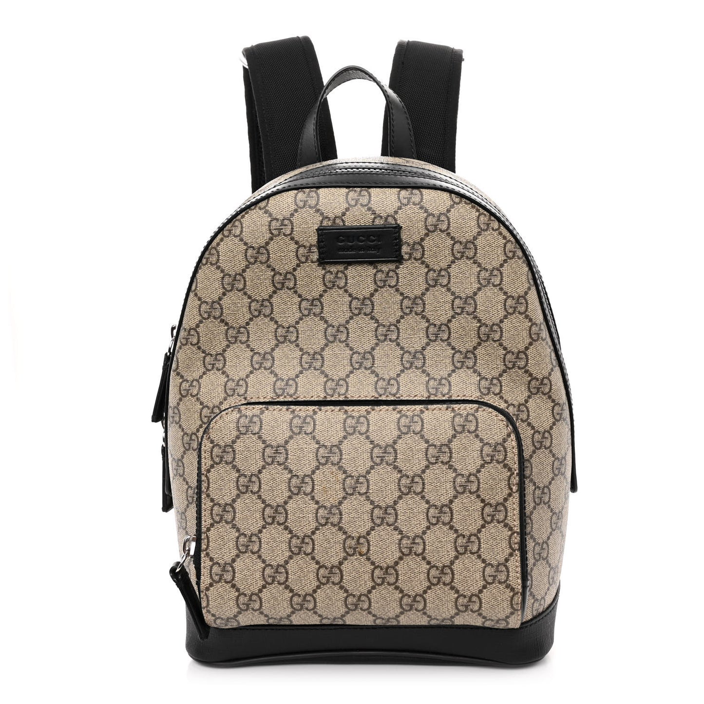 GG Supreme Monogram Small Eden Day Backpack Black