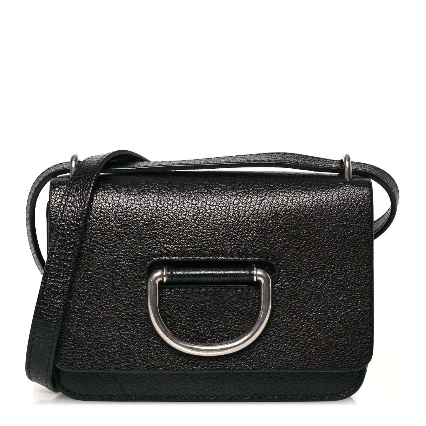 Goatskin Mini D-Ring Bag Black