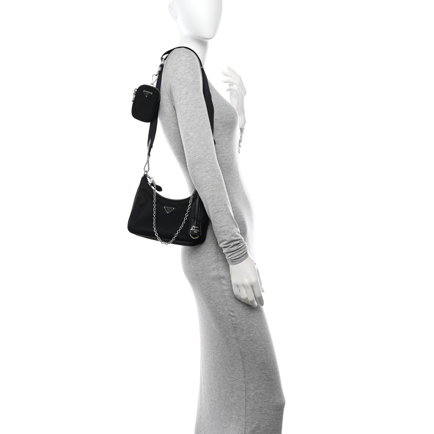 Nylon Re-Edition 2005 Shoulder Bag Black