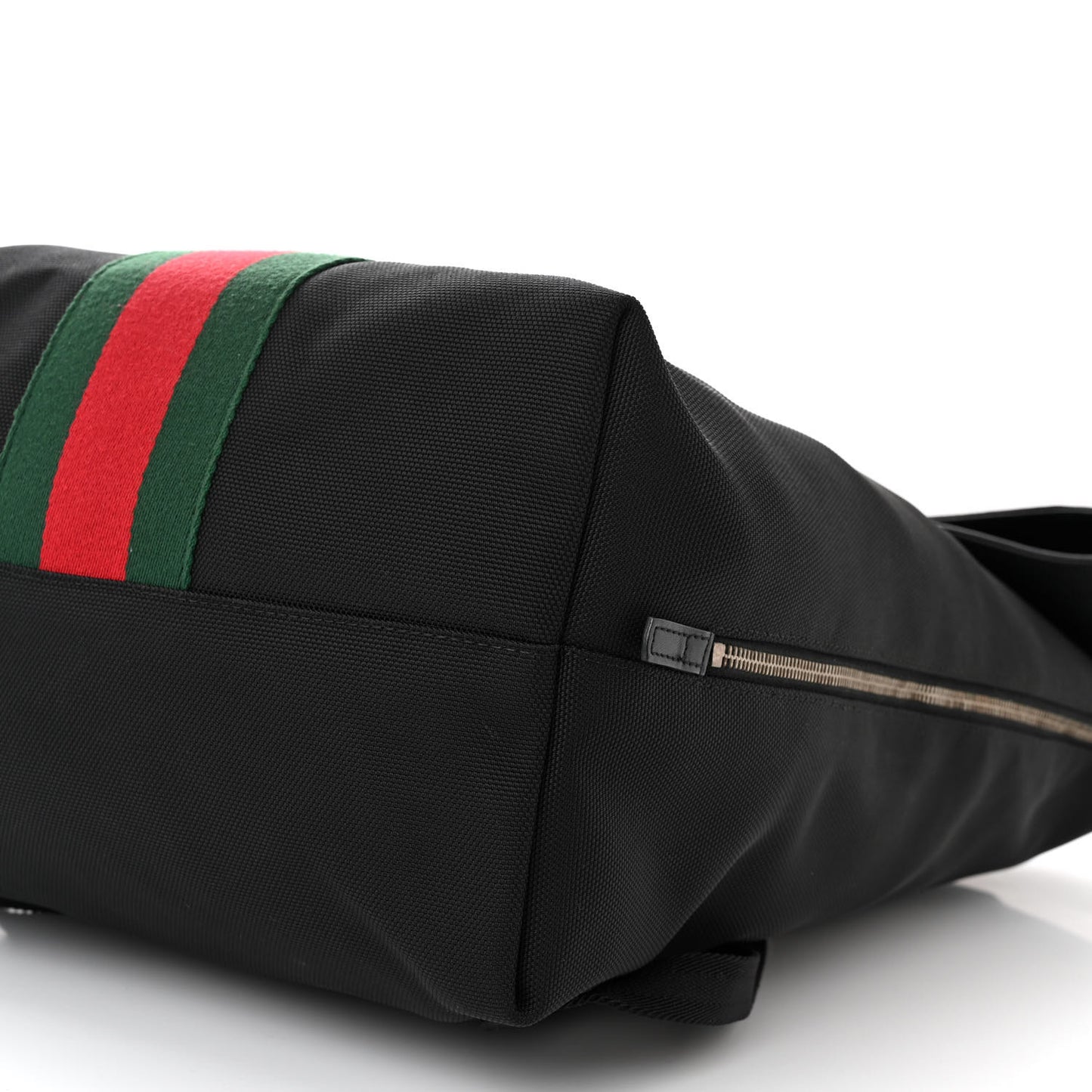 Techno Canvas Web Single Buckle Backpack Black