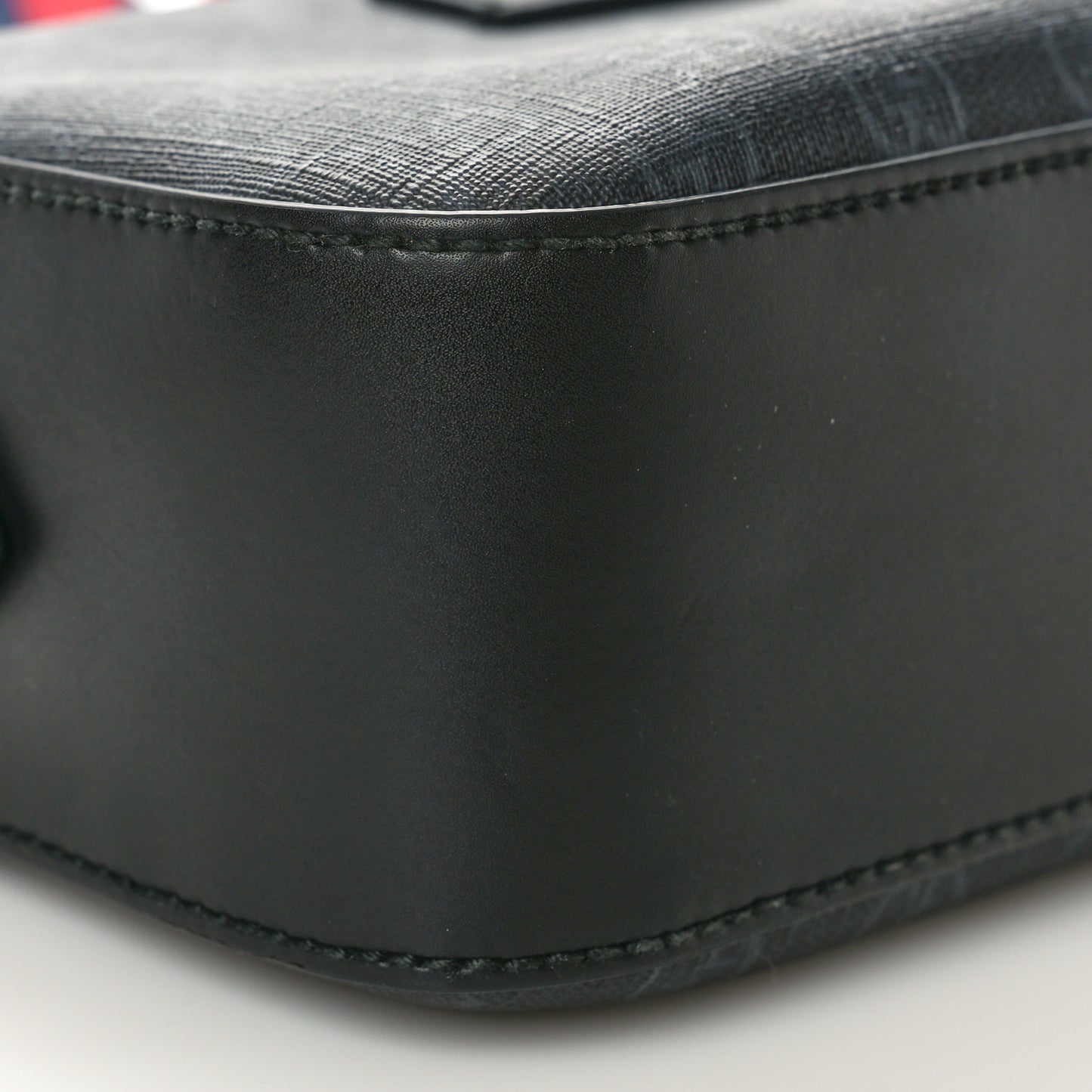 GG Supreme Monogram Web Shoulder Bag Black Grey