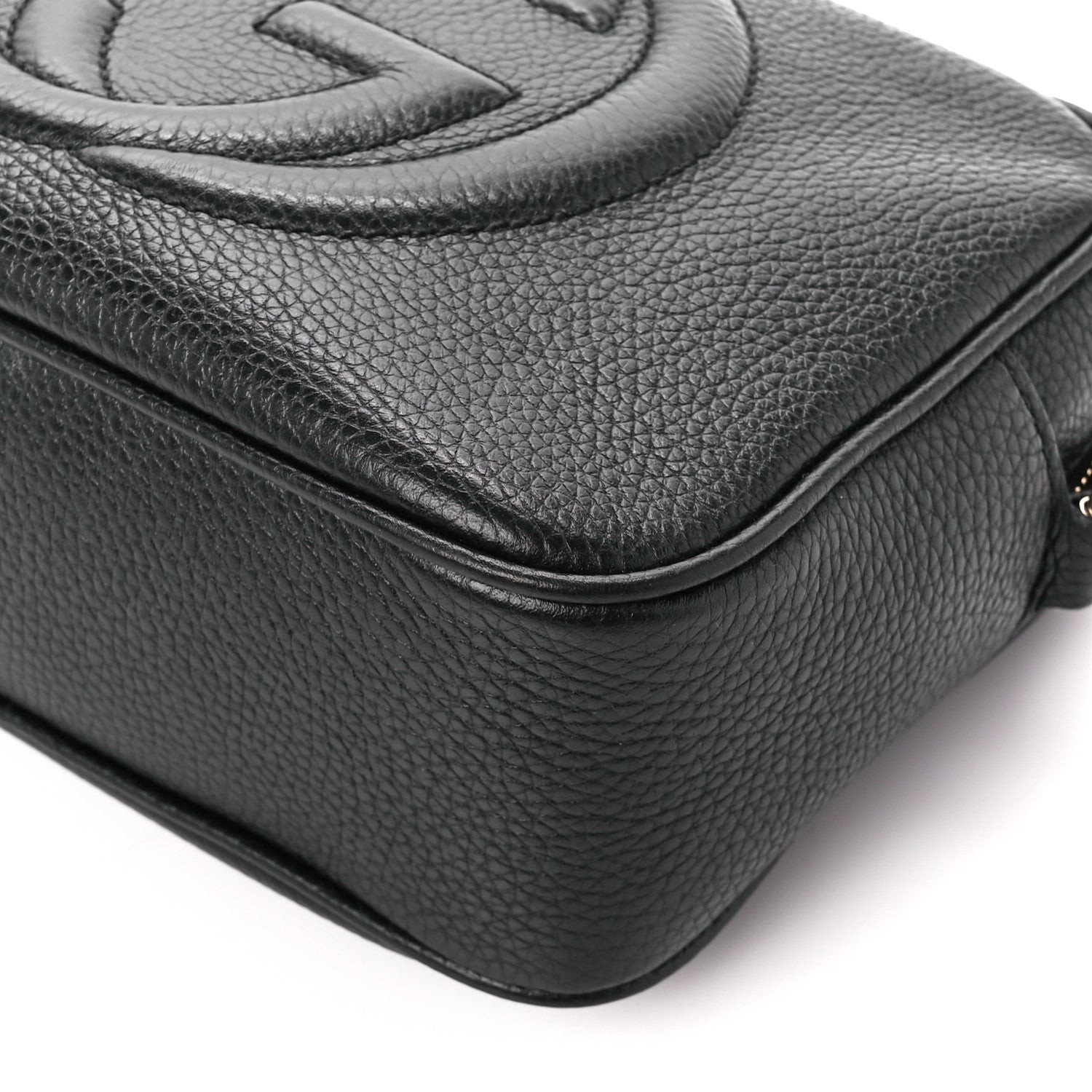 Gucci Pebbled Calfskin Small Soho Disco Bag Black 11 of 13