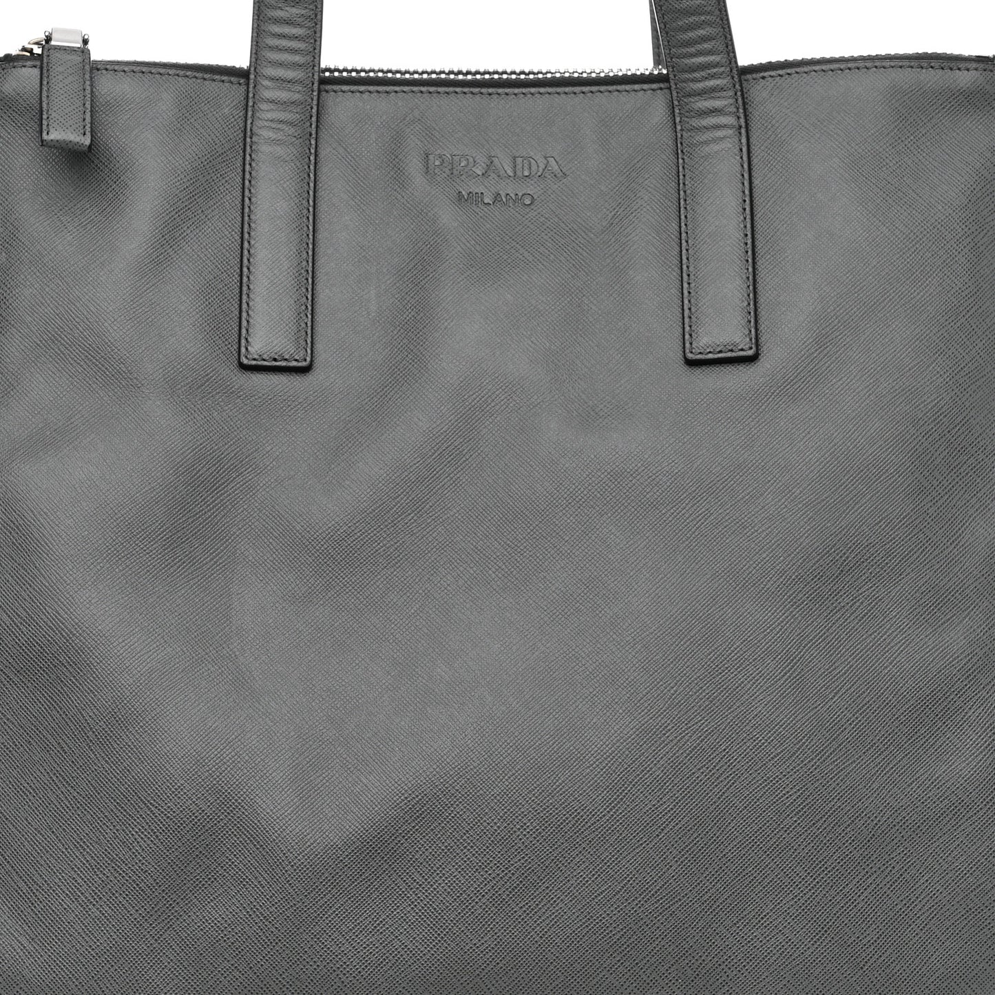 Saffiano Travel Shopping Tote Mercurio