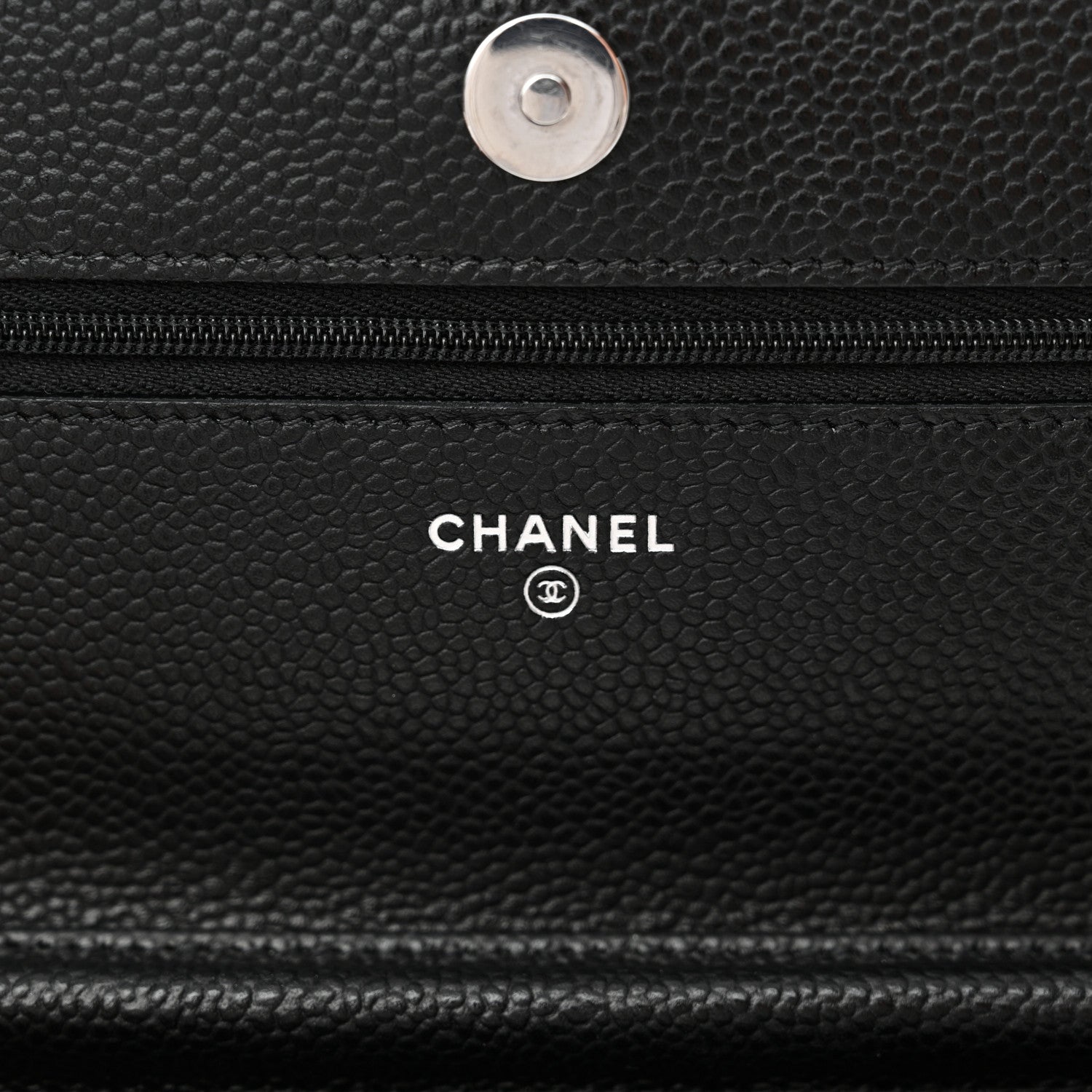 Chanel Caviar Quilted Wallet on Chain WOC Black 6 of 11