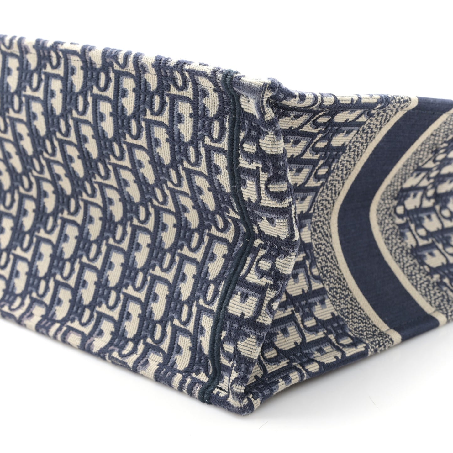 Oblique Medium Book Tote Blue Multicolor