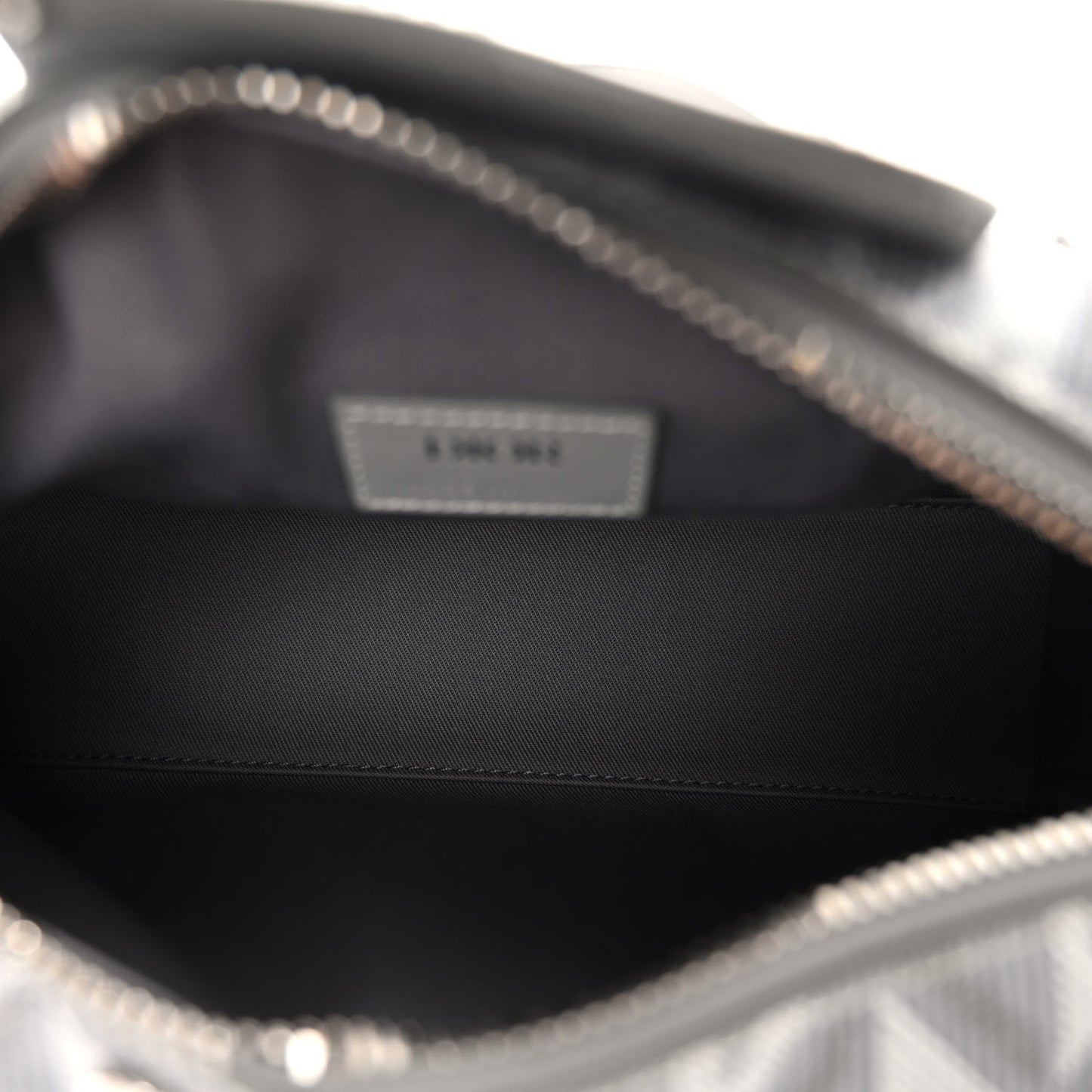 Coated Canvas CD Diamond Lingot 22 Bag Gray