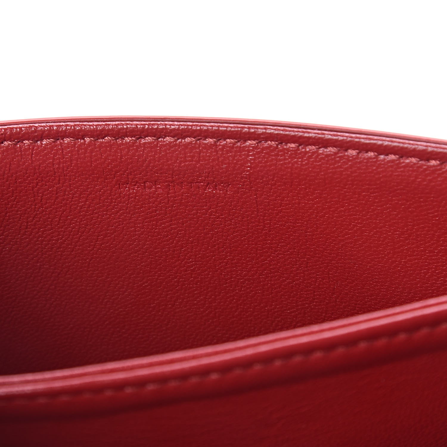 Celine Shiny Calfskin Teen Triomphe Red 7 of 9