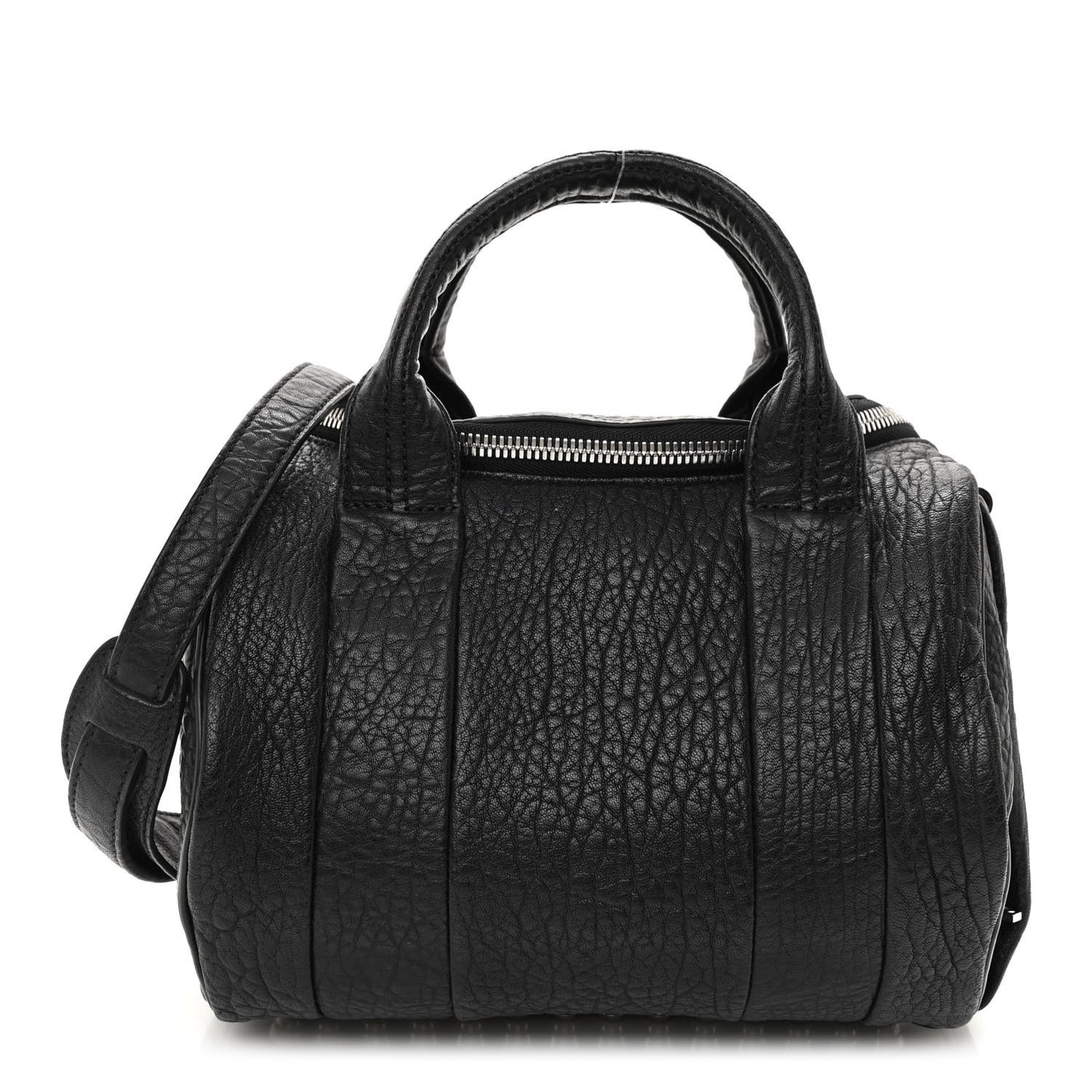 Pebbled Lambskin Mini Rockie Black Rhodium Hardware