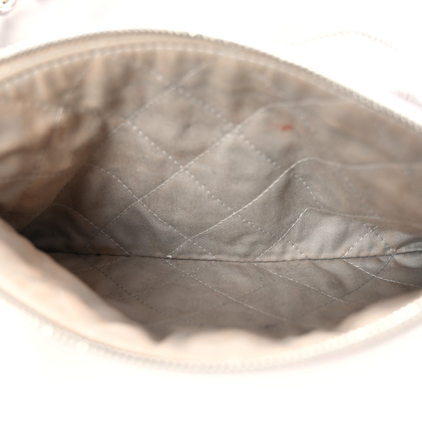 Shiny Calfskin Quilted Small Chanel 22 Grey