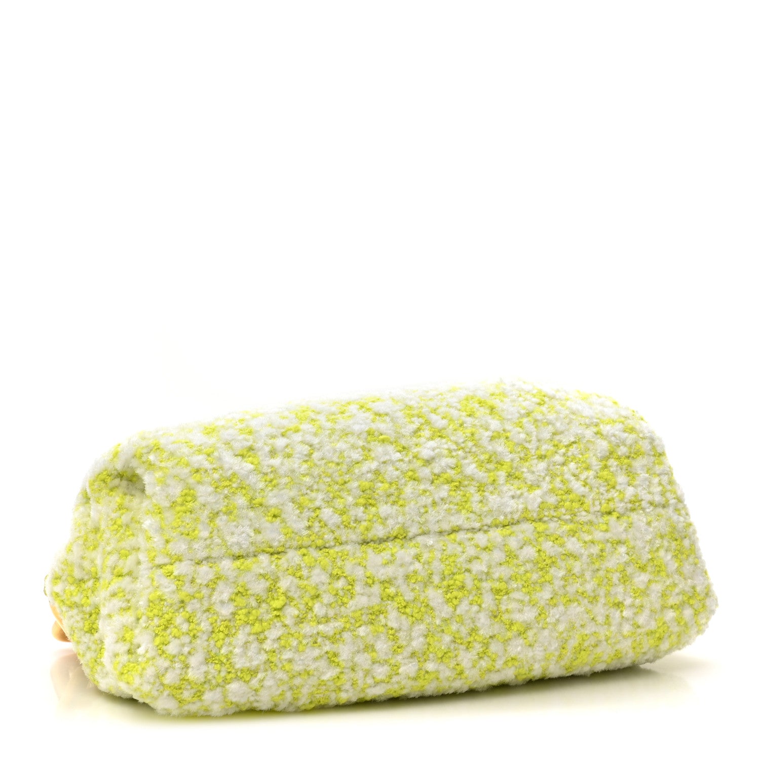 Bottega Veneta Boucle The Pouch Chain Seagrass White Chalk 4 of 9