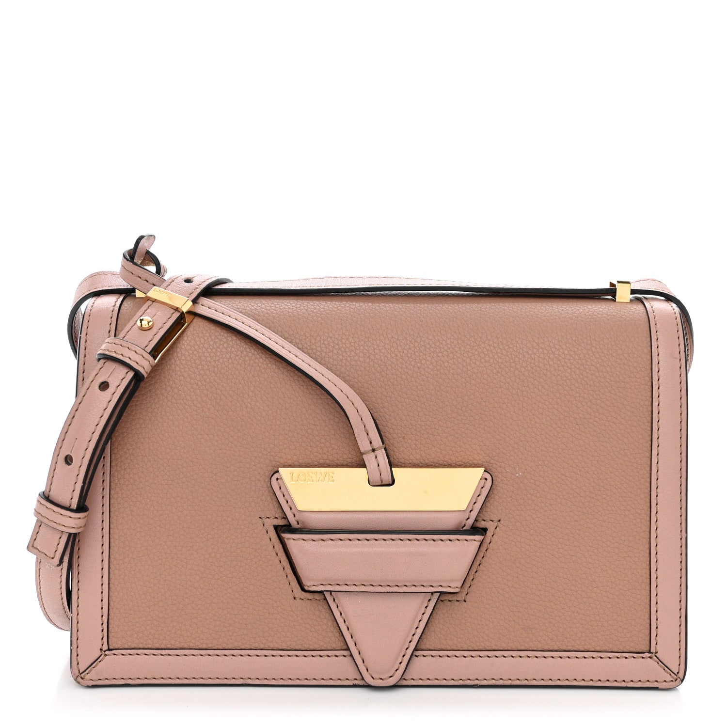 Loewe Grained Calfskin Medium Barcelona Shoulder Bag Blush 1 of 16