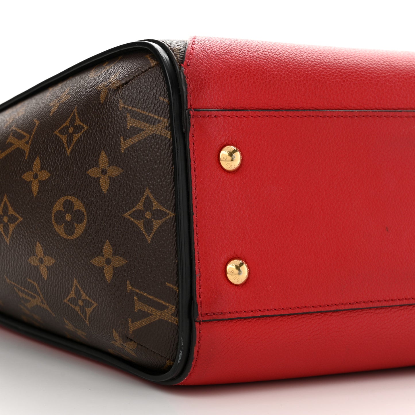 Calfskin Monogram Kimono Tote Cherry