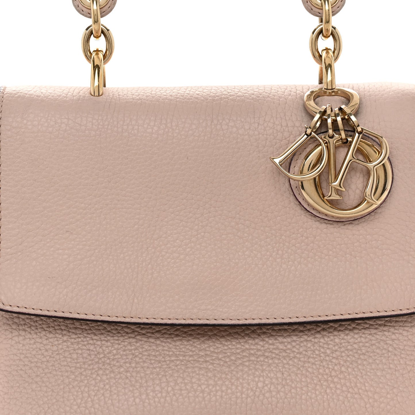 Bullcalf Mini Be Dior Flap Rose Poudre