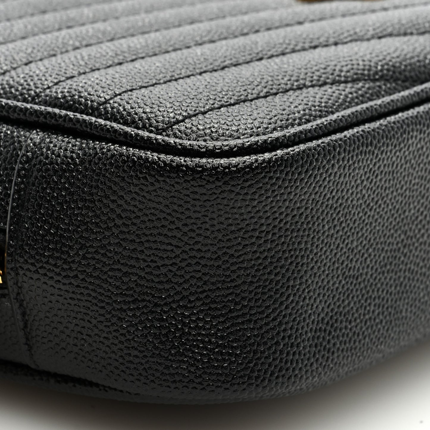 Grain De Poudre Matelasse Monogram Mini Lou Camera Bag Black