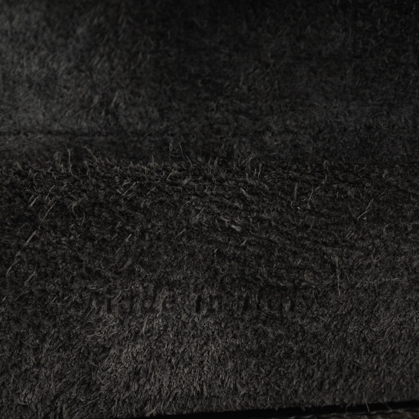 Baby Grained Calfskin Micro Belt Bag Grey