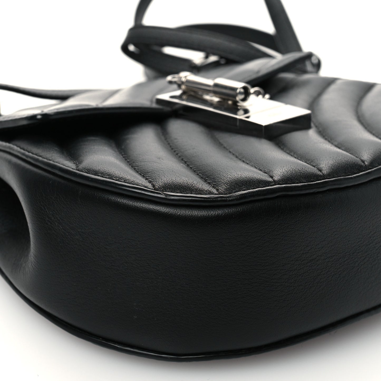 Calfskin Quilted Mini Drew Bijou Shoulder Bag Black