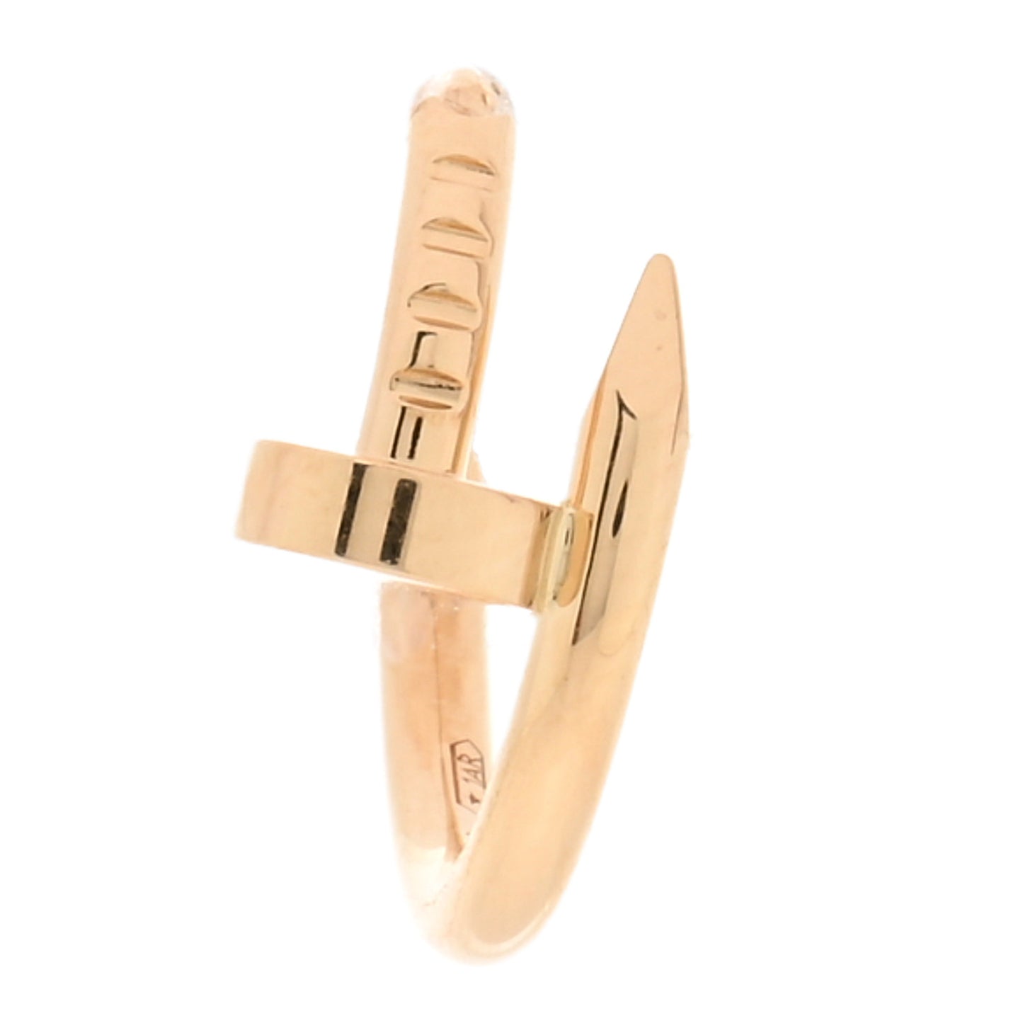 18K Yellow Gold Juste Un Clou Single Hoop Earring