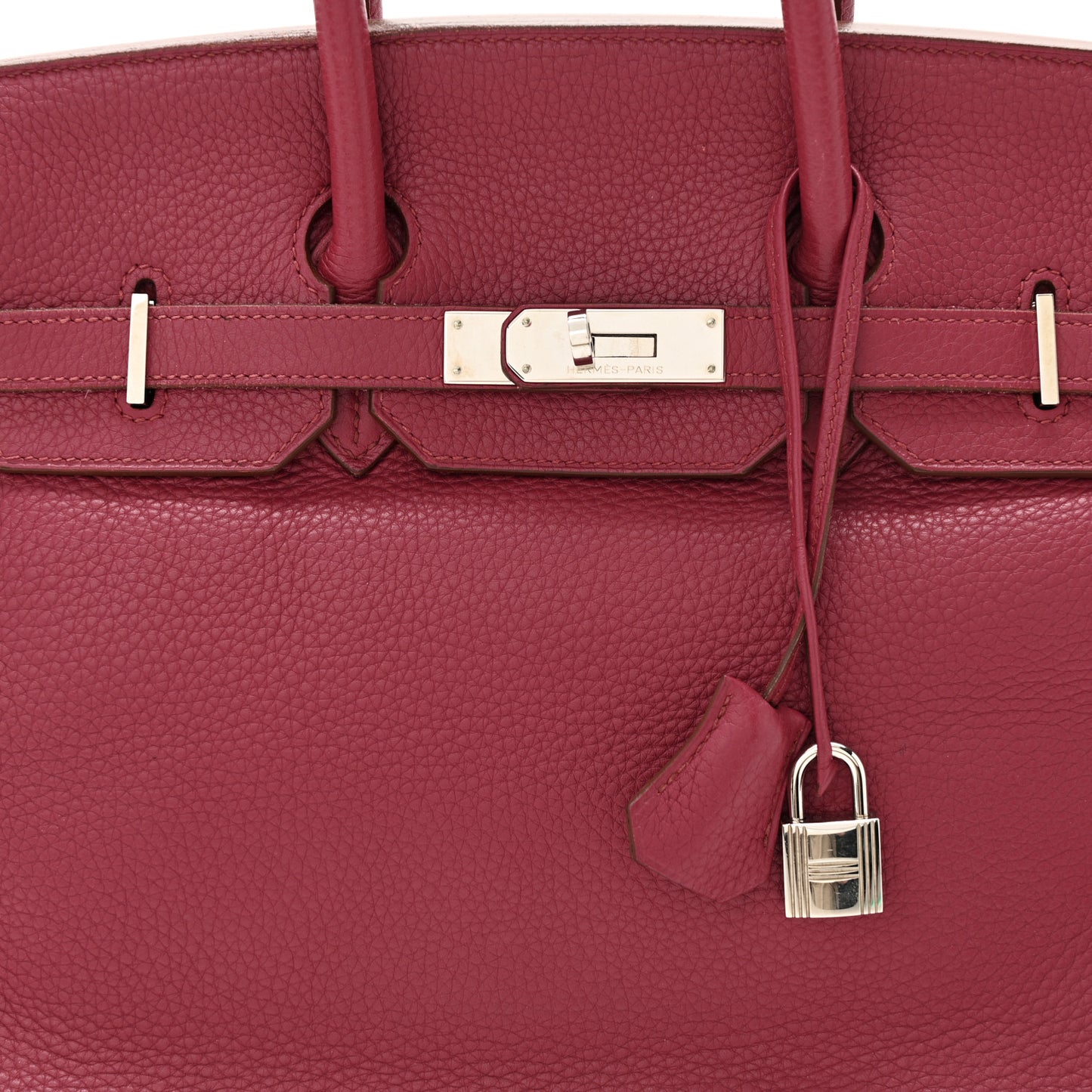 Taurillon Clemence Birkin 35 Rubis