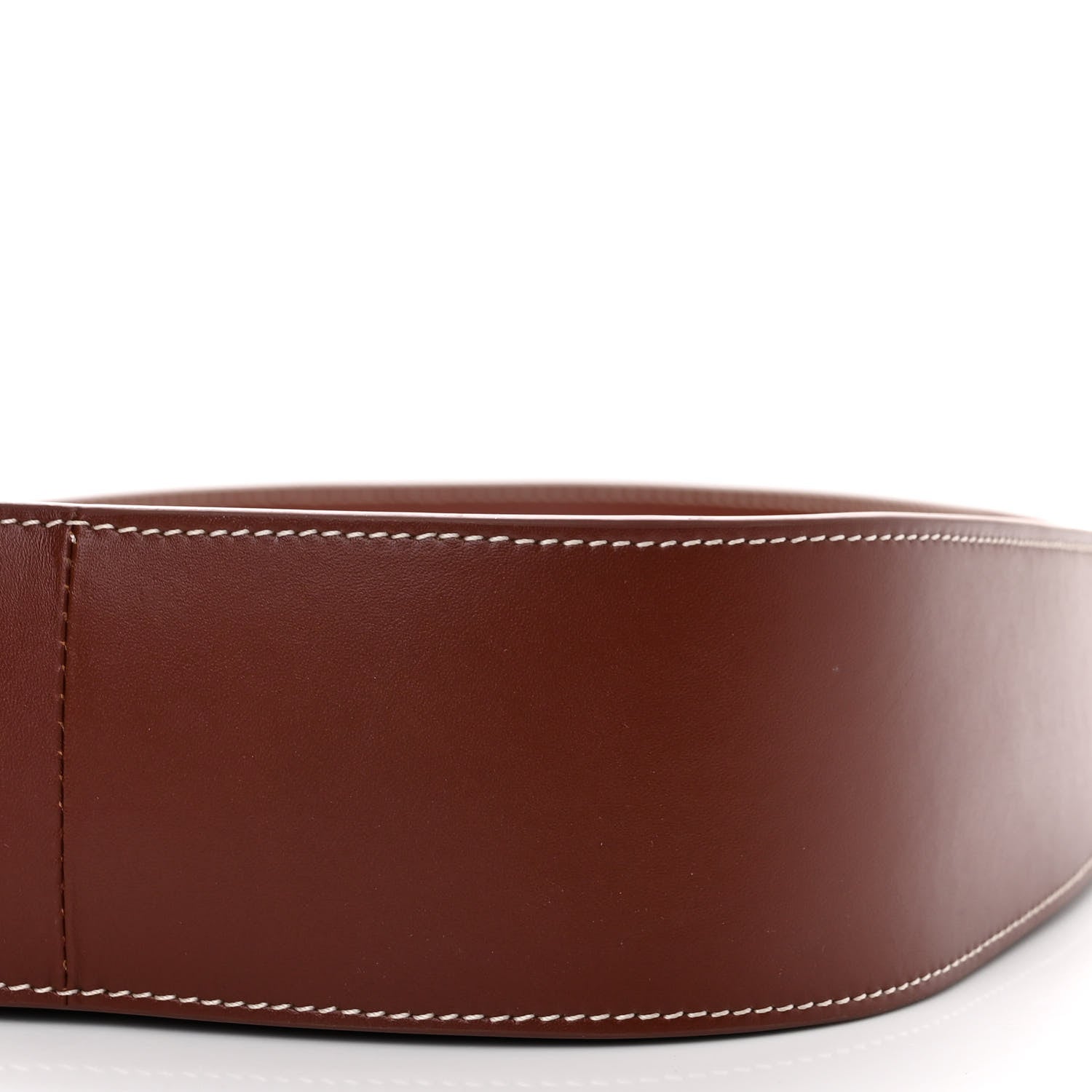 The Row Smooth Calfskin Half Moon Shoulder Bag Cherry Wood 9 of 9