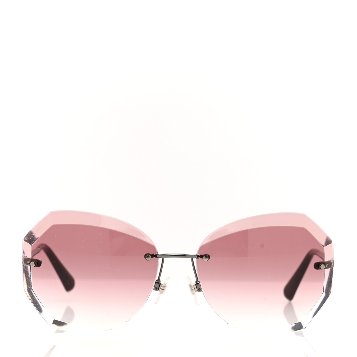 Metal Spring Round Sunglasses 4220 Pink
