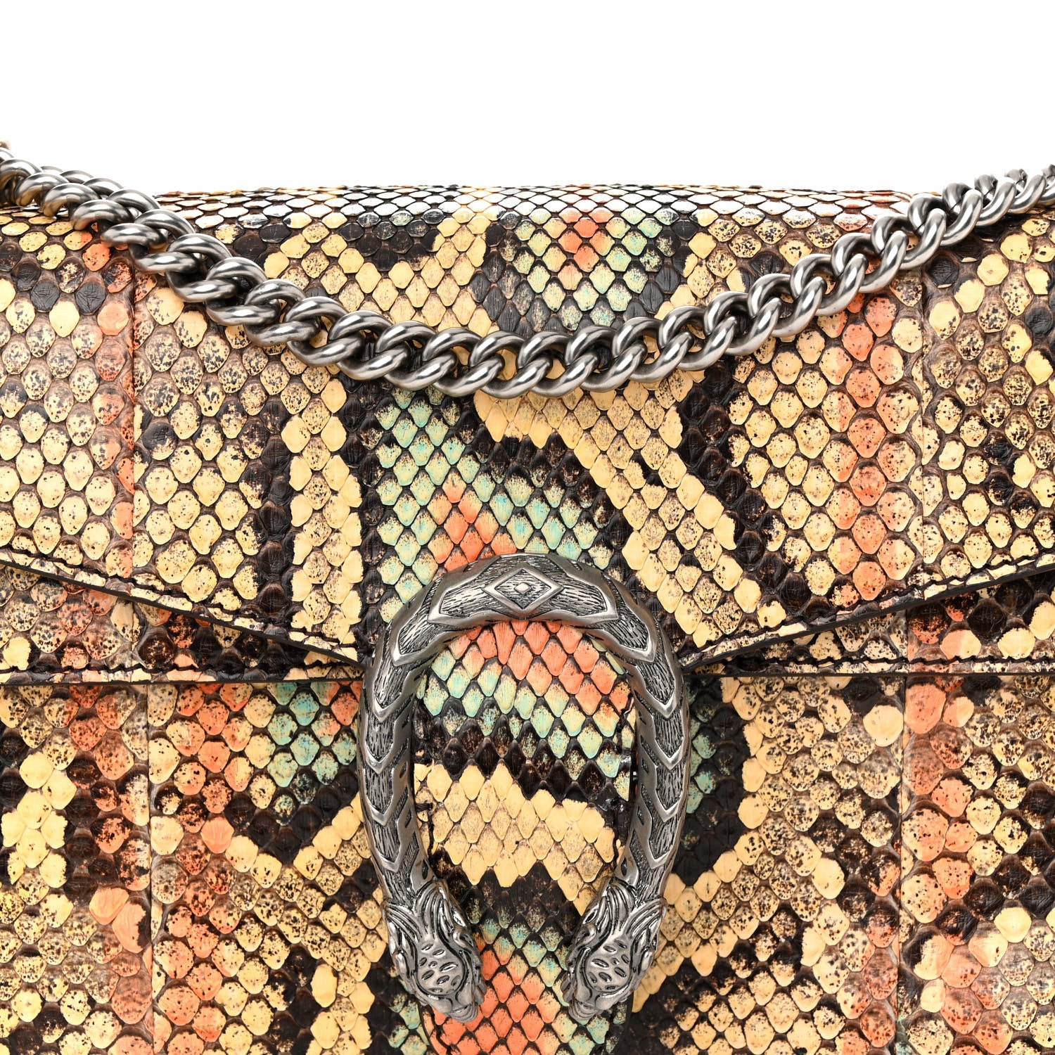 Gucci Snakeskin Small Dionysus Shoulder Bag Multicolor 9 of 13