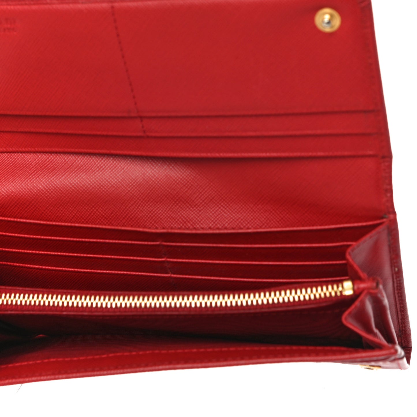 Saffiano Fiocco Bow Continental Wallet Fuoco