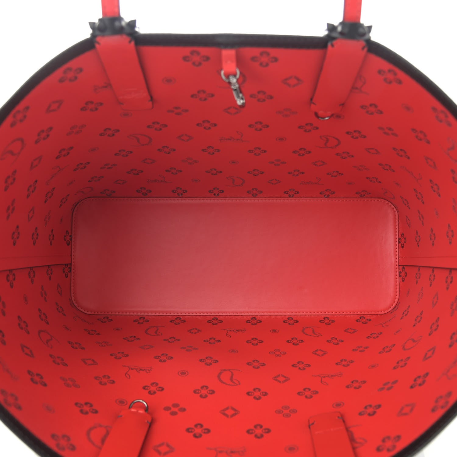 Christian Louboutin Calfskin Loubinthesky East West Cabata Tote Black 5 of 12