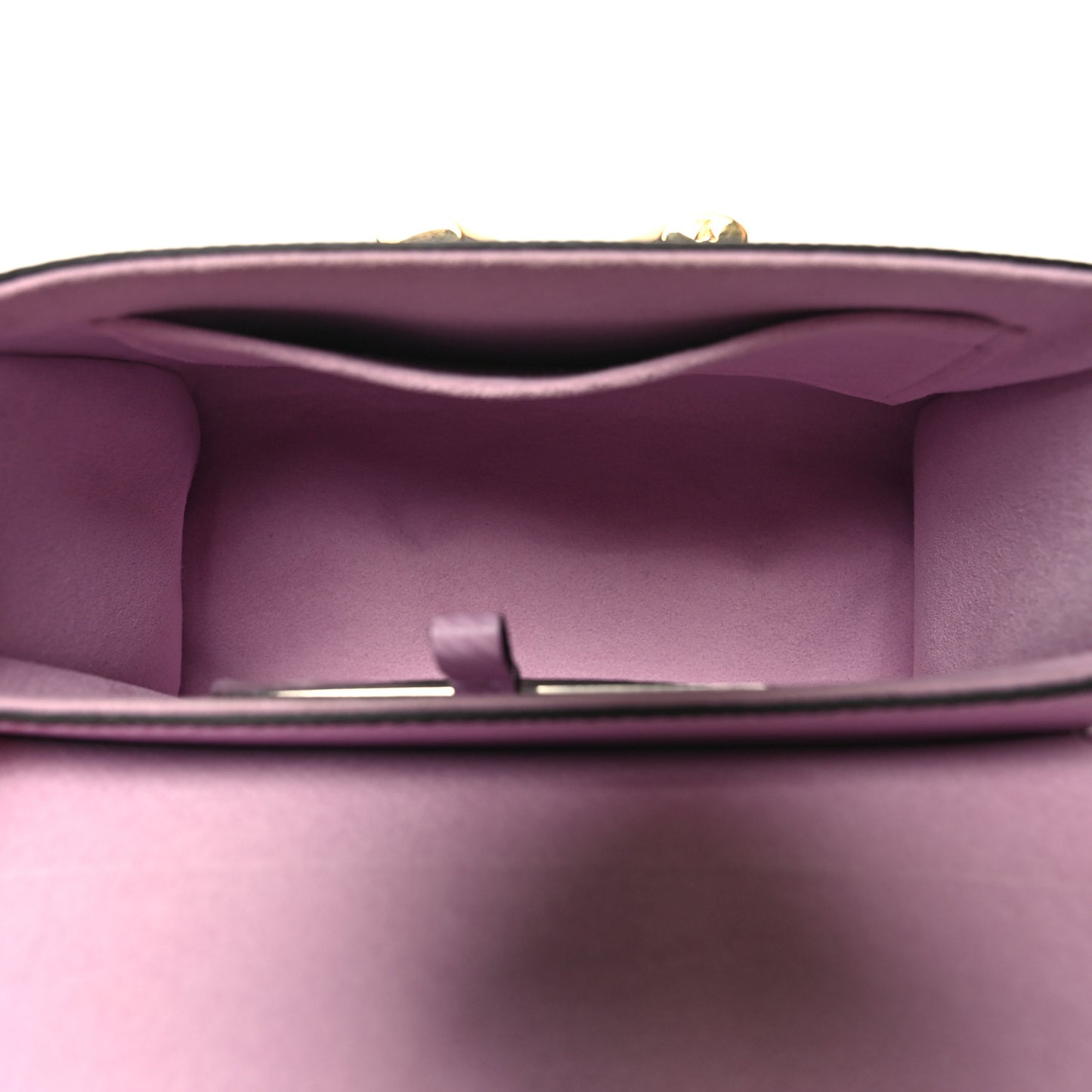 Epi Twist Monogram Flower Chain Shoulder Bag MM Wisteria Pink Purple