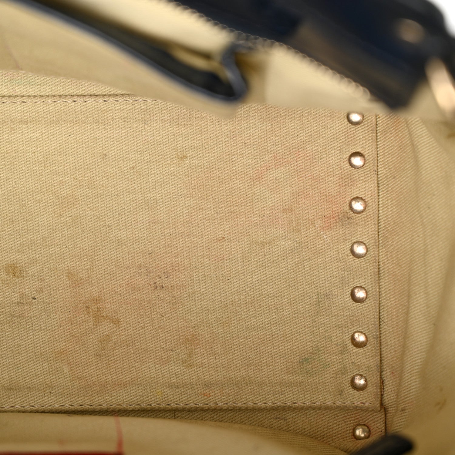 Valentino Garavani Patent Small Rockstud Double Handle Tote Marine 11 of 20