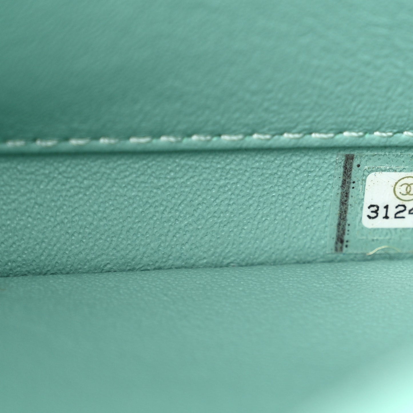 Lambskin Quilted Small Trendy CC Flap Dual Handle Bag Light Blue