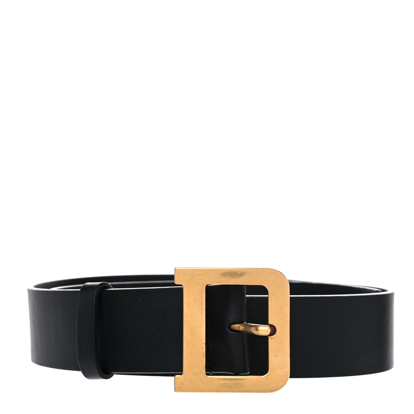 Calfskin Diorquake Belt 75 Black