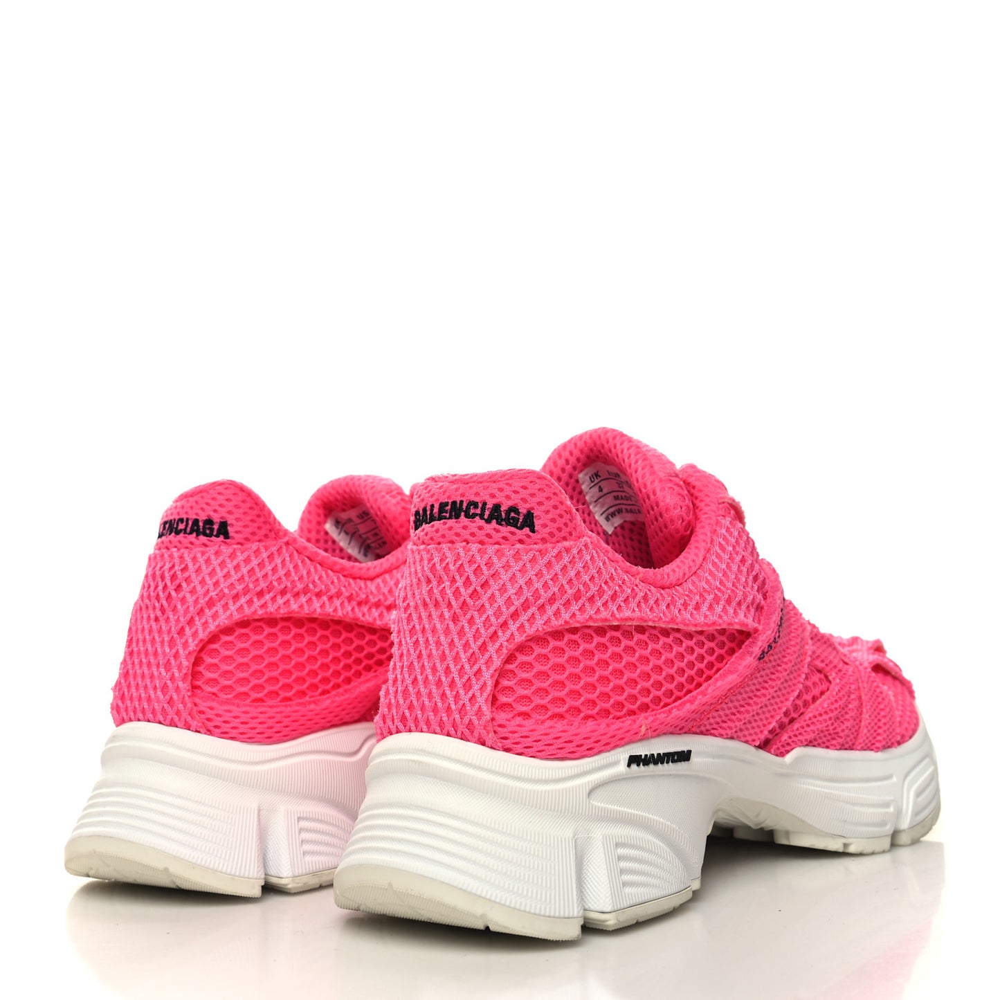 Fabric Mesh Womens Phantom Sneakers 37 Pink