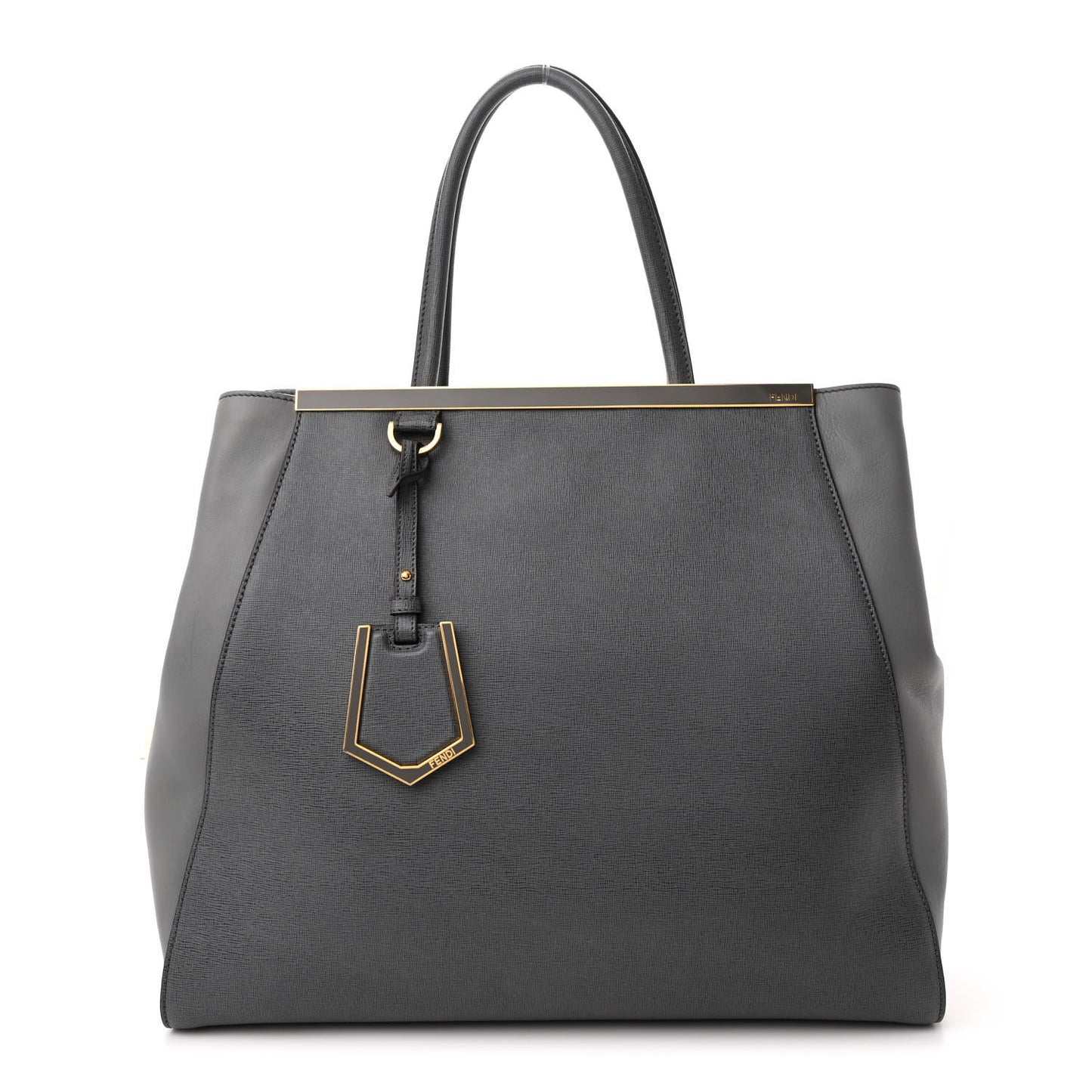 Vitello Large 2Jours Tote Grigio Grigio Chiaro