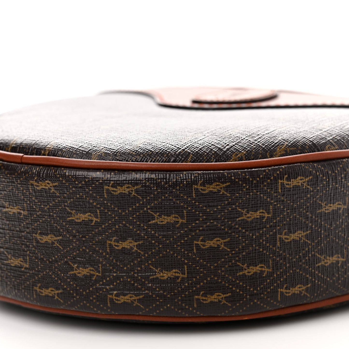 Canvas Smooth Calfskin Le Monogramme Coeur Crossbody Chestnut